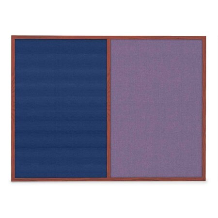 United Visual Products Slim Style Indoor Enclosed Corkboard, 48 UVRDS48SBH-BRONZE-CLOUD